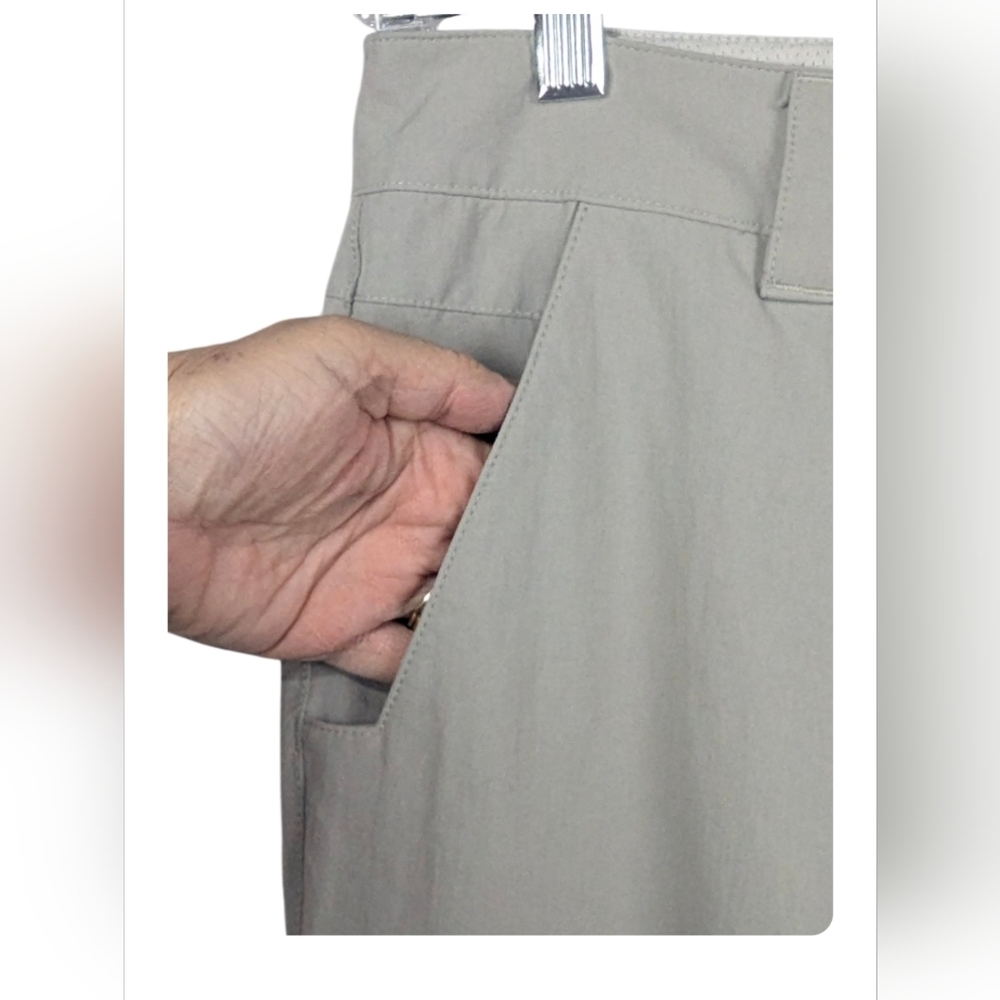 Oakley Size 34 Regular Fit Gray Pants Nylon/Elastane Blend - Picture 4 of 9